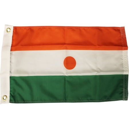 Niger - 12"X18" Nylon Flag