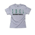 thumbnail image 1 of Nigeria Basketball - Olympic Games - Rio - Flag Girl's Cotton Youth Grey T-Shirt, 1 of 2