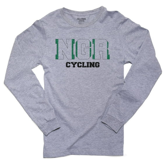 Nigeria Cycling - Olympic Games - Rio - Flag Men's Long Sleeve Grey T-Shirt