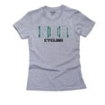 thumbnail image 1 of Nigeria Cycling - Olympic Games - Rio - Flag Women's Cotton Grey T-Shirt, 1 of 2