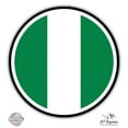 thumbnail image 1 of Nigeria Flag - 12" Vinyl Sticker Waterproof Decal, 1 of 1