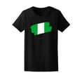 thumbnail image 1 of Nigeria Flag T-Shirt Men -Image by Shutterstock, Male Medium, 1 of 2