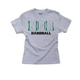 thumbnail image 1 of Nigeria Handball - Olympic Games - Rio - Flag Girl's Cotton Youth Grey T-Shirt, 1 of 2