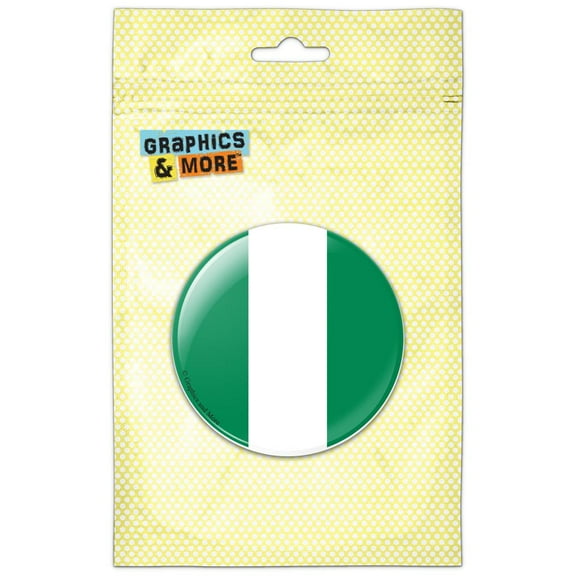Nigeria National Country Flag Refrigerator Button Magnet