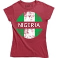 thumbnail image 1 of Nigeria Nigerian Flag Country Colors Crest Nationality Ethnic Pride Mens T-Shirt, 1 of 4