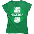 thumbnail image 1 of Nigeria Nigerian Flag Country Colors Crest Nationality Ethnic Pride Mens T-Shirt, 1 of 4