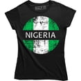 thumbnail image 1 of Nigeria Nigerian Flag Country Colors Crest Nationality Ethnic Pride Mens T-Shirt, 1 of 4