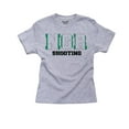 thumbnail image 1 of Nigeria Shooting - Olympic Games - Rio - Flag Girl's Cotton Youth Grey T-Shirt, 1 of 2