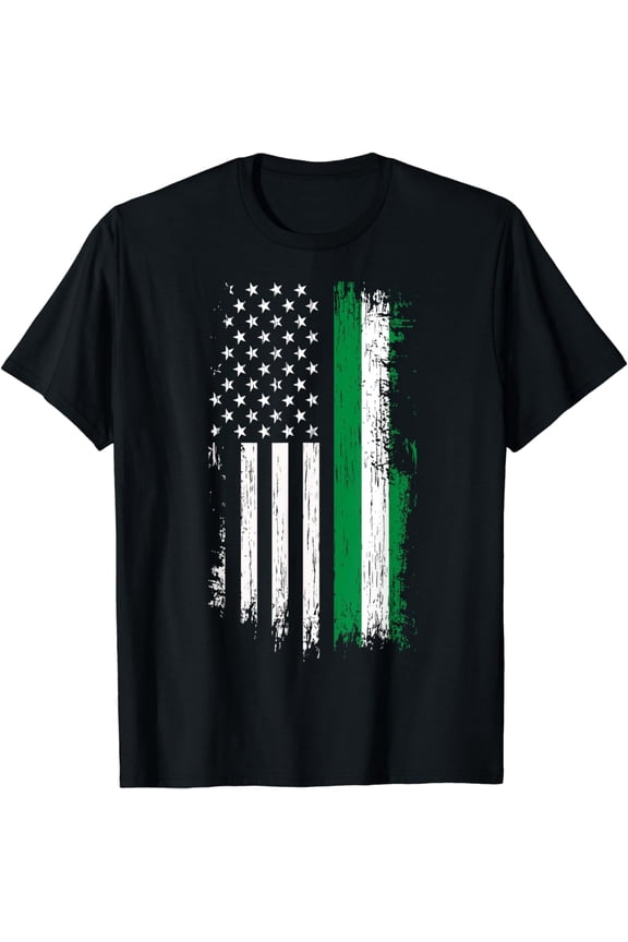 Nigerian American Flag Shirt - Pride Nigeria USA T-Shirt