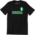 thumbnail image 1 of Nigerian Country National Flag - Soccer Football World Cup Sports Men's T-Shirt, 1 of 4