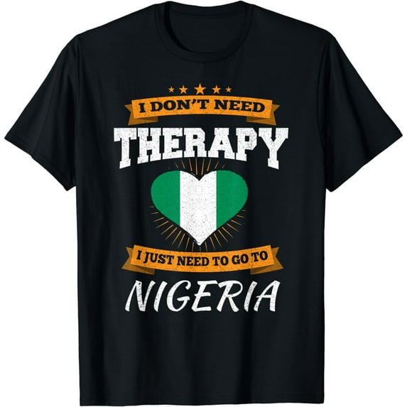 Nigerian Flag I Nigeria Flag I Vacation Nigerian T-Shirt