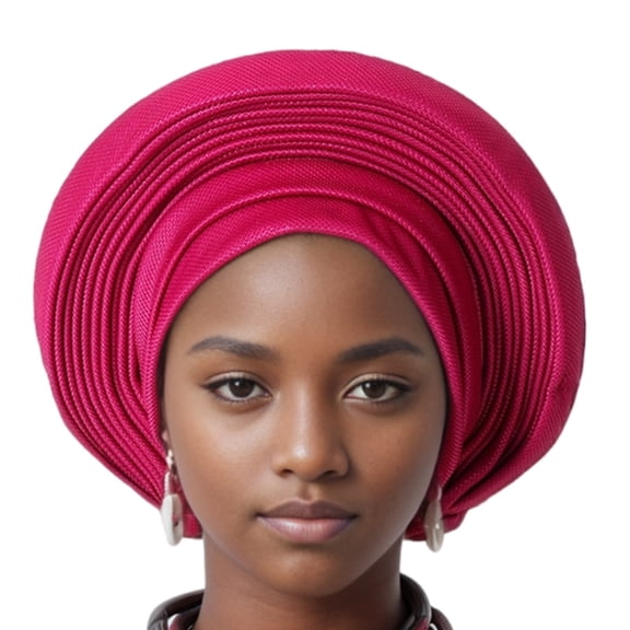 Nigerian Turban Hat for Women Turban Head Wrap Bonnet Hat Formal Wedding Turban