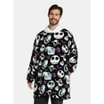 thumbnail image 1 of Nightmare Before Christmas Men's and Big Men's Oversized Graphic Hooded Sweatshirt, One Size Fits Most, 1 of 5