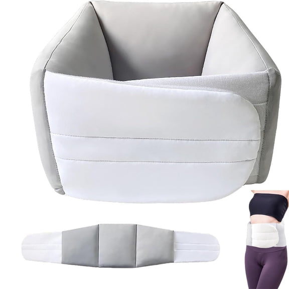 Night Align Support Pillow；Lumbar Support Pillow For Sleeping,Support Spine Recovery System Ergonomic Waist Pad For Back Comfort And Correction Breathable Memory Foam Adjustable Straps For Sleepers