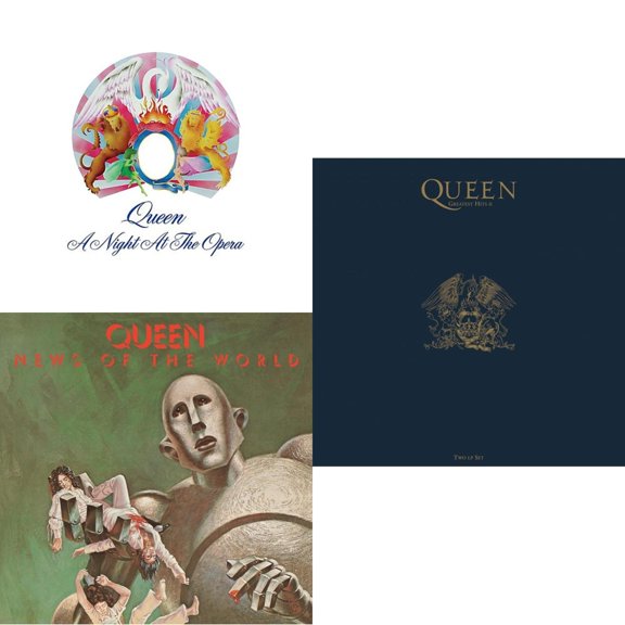 Greatest Hits 2 (180G/Dl Card) & News Of The World & Night At The Opera [LP Vinyl Bundle]