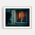 thumbnail image 1 of Night in Aurel Vlaicu, Arad 03 - Arad Județul Arad Romania Photography Nightlife Street Photography Architecture Botanical Cityscape Oak Framed Wall Art Print 9 x 12 inches, 1 of 3