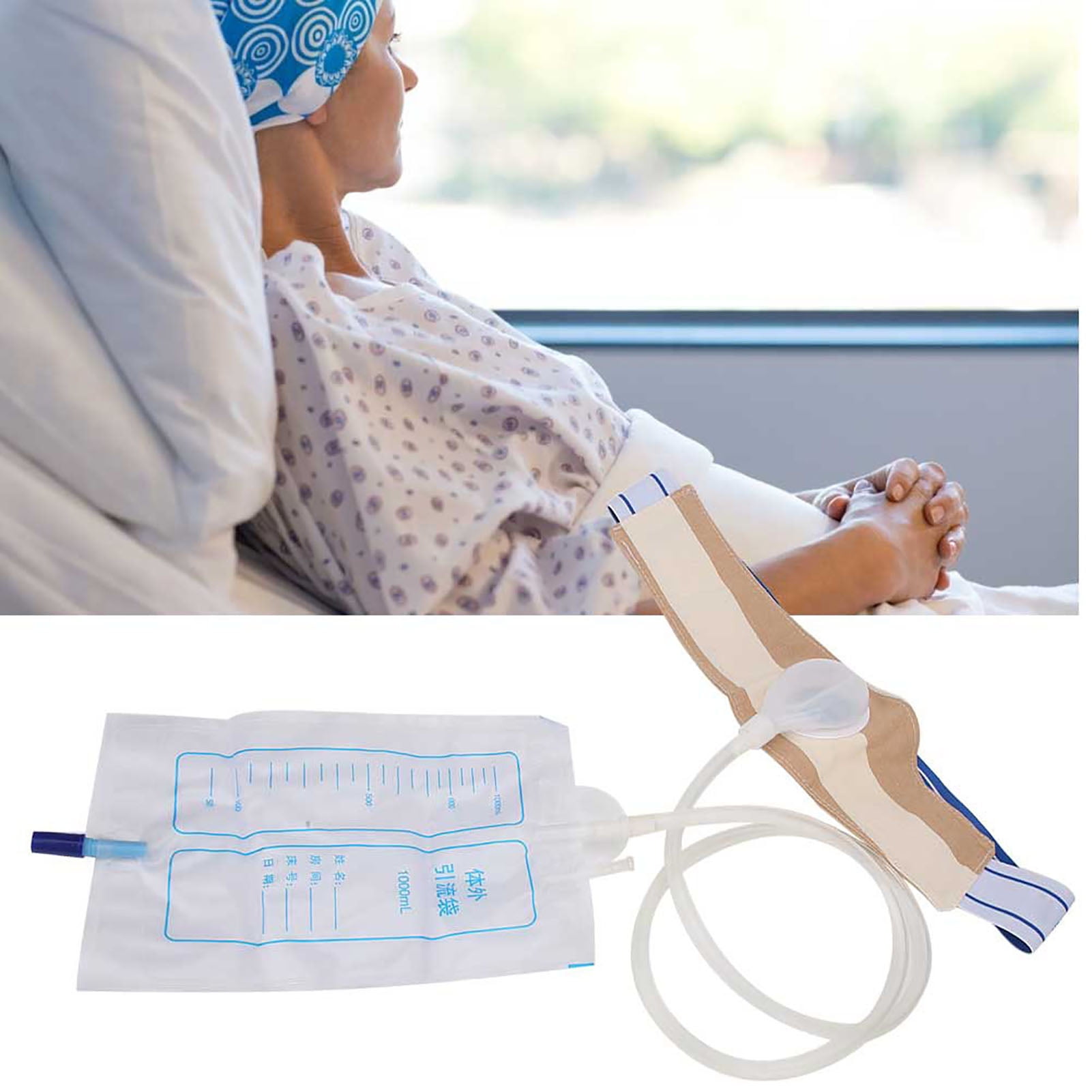 Night Bags, Leak Resistance Catheter Night Bag, Continent People With