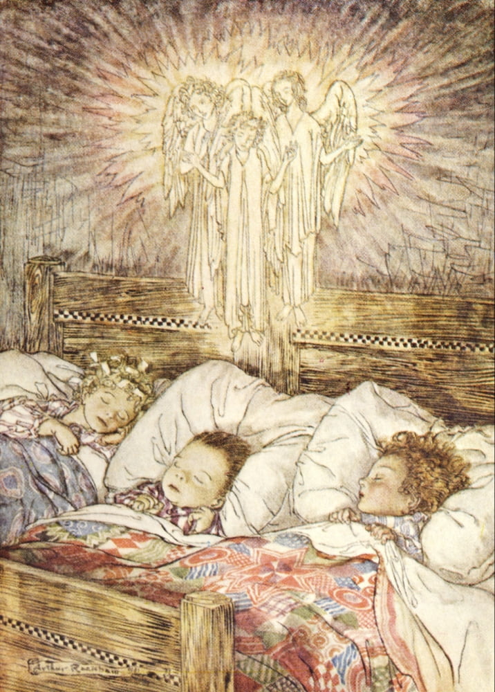 Night Before Christmas 1931 2 Canvas Art - A Rackham (24 x 36)