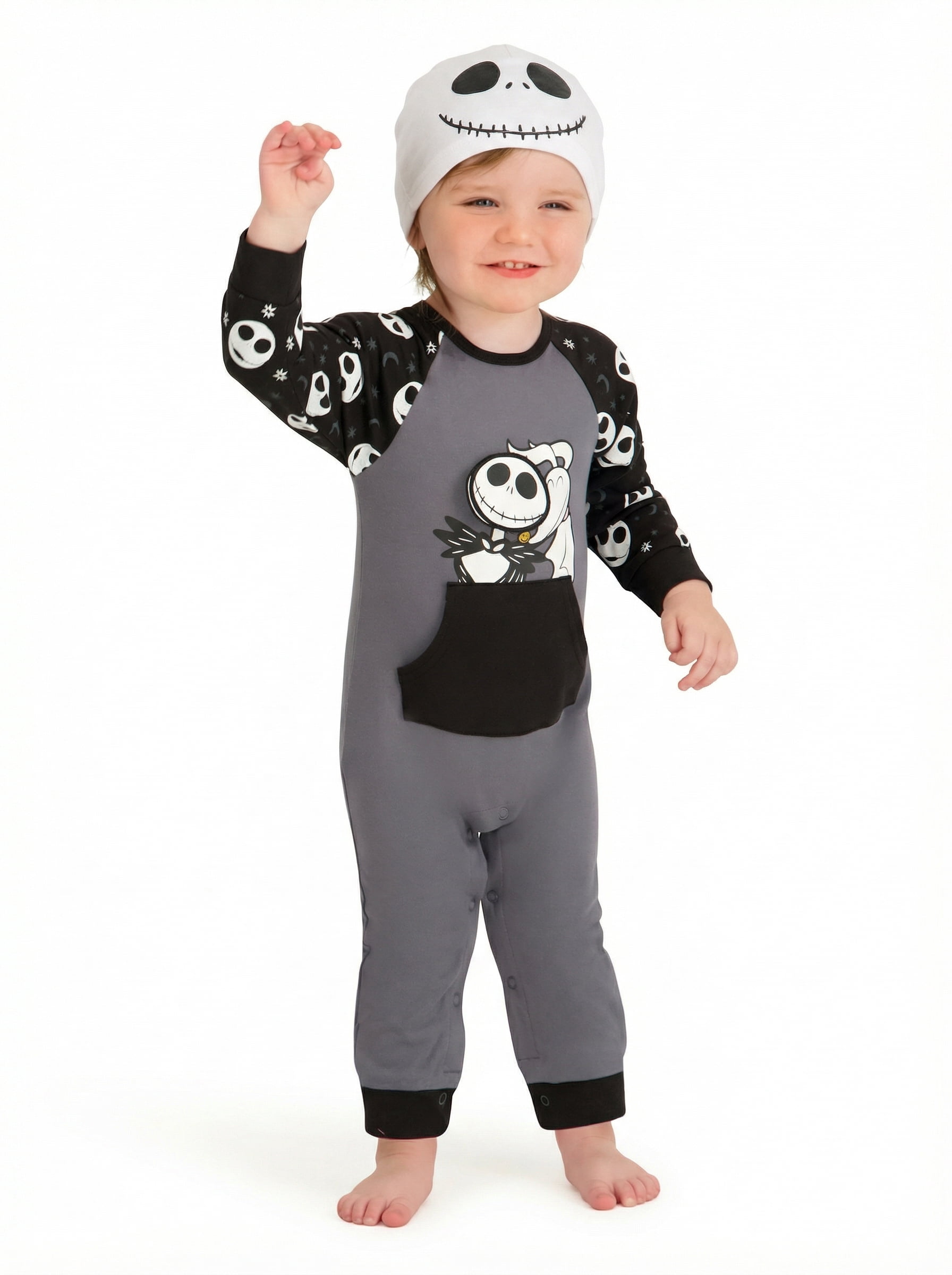 Night Before Christmas Baby Boy Long Sleeve Coverall & Hat, Sizes 0-24 Months