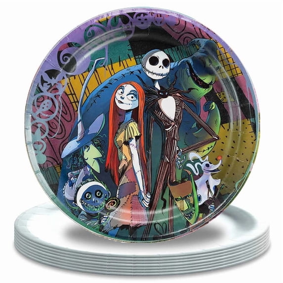 Night Before Christmas Birthday Decorations Plates Party Supplies Tableware Disposable Dinnerware