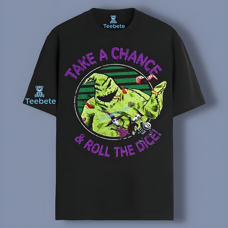 Night Before Christmas Oogie Boogie Take A Chance And Roll The Dice