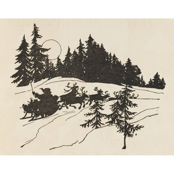 Night Before Christmas Poster Print By Mary Evans Picture Libraryarthur Rackham (36 X 24)