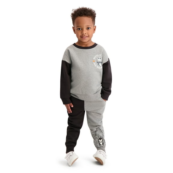 Night Before Christmas Toddler Boys Jack Skellington Jogger Set, Sizes 12M-5T