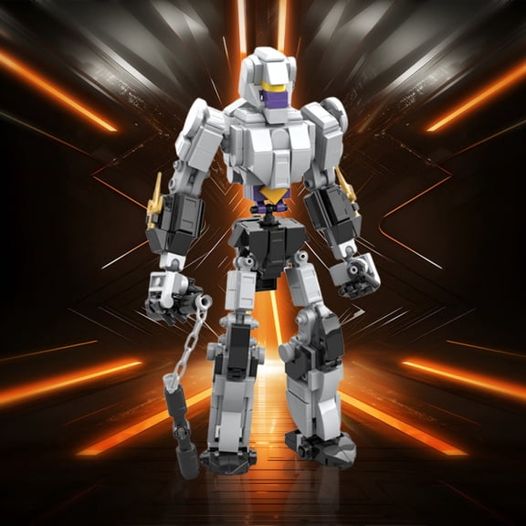 Night Bird Mech Building Blocks Set | MOC Futuristic Robot Model with Weapons | DIY Assembly Brick Toy | Gift for Kids & Sci-Fi Fans