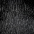 thumbnail image 1 of Night Black High Pile Faux Fur Knit, Fabric By the Yard, 1 of 3