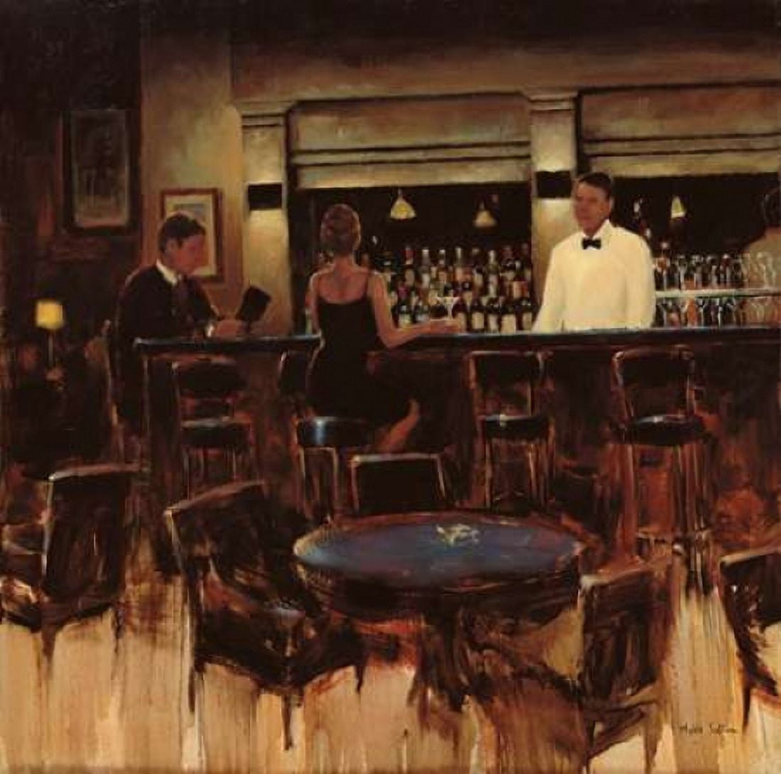 Night Cap Canvas Art - Myles Sullivan (24 x 24)