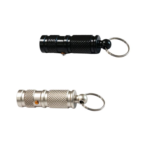 Night Carry Flashlight, LED Pocket Light With Metal Body and Push Button, Small Task Torch for Cars Hallways Travel Daily Essentials
