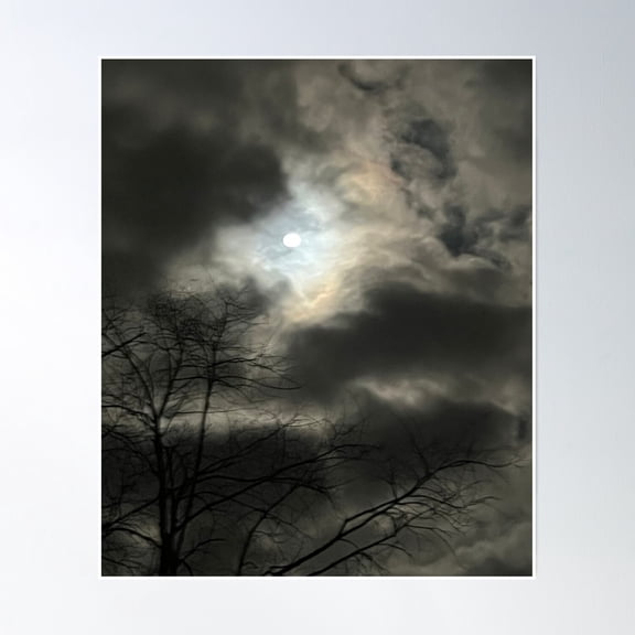 Night Clouds 2 Poster Wall Art, Modern Wall Decor, 8x12 UNFRAMED