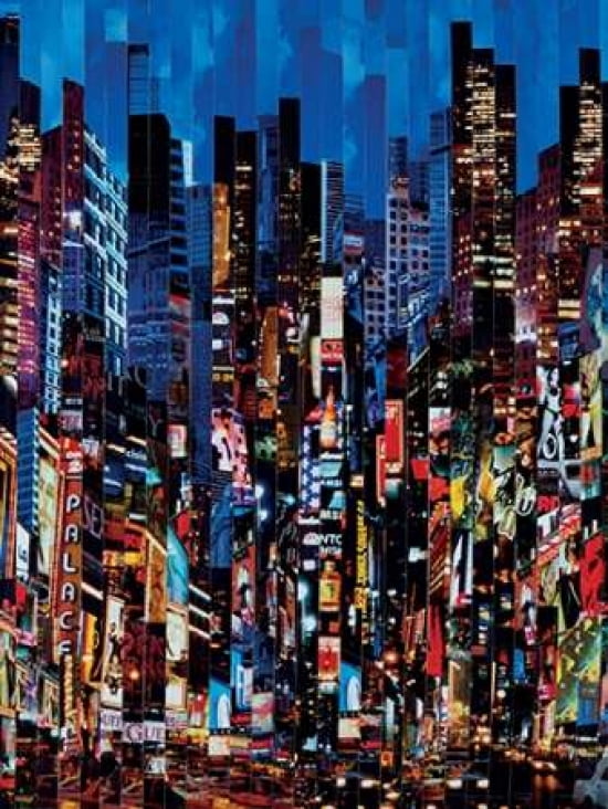 Night Colour Show Canvas Art - Serge Mendjisky (18 x 24)