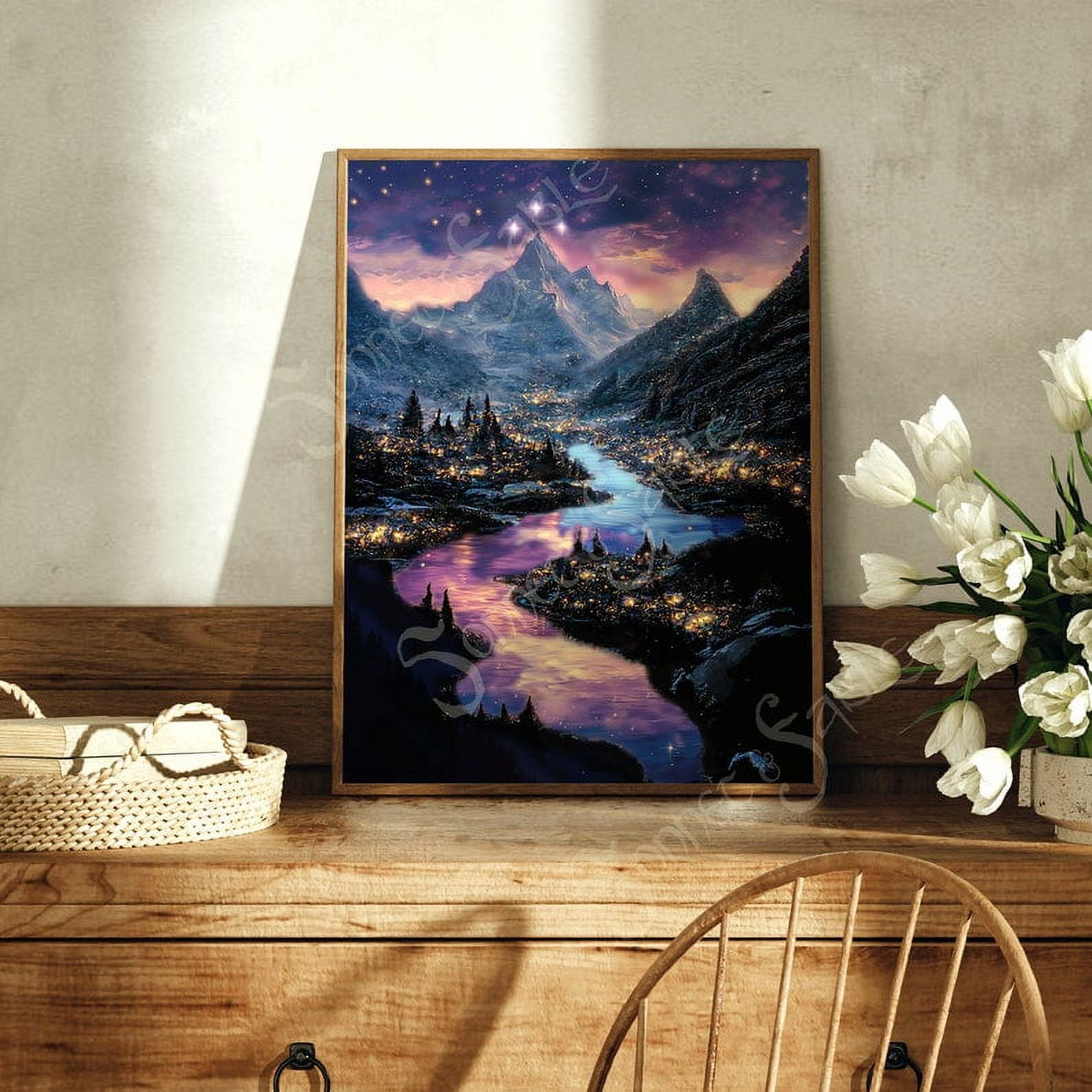 Night Court Matte Poster/ Canvas Print ACOTAR, A Court of Thorns and ...