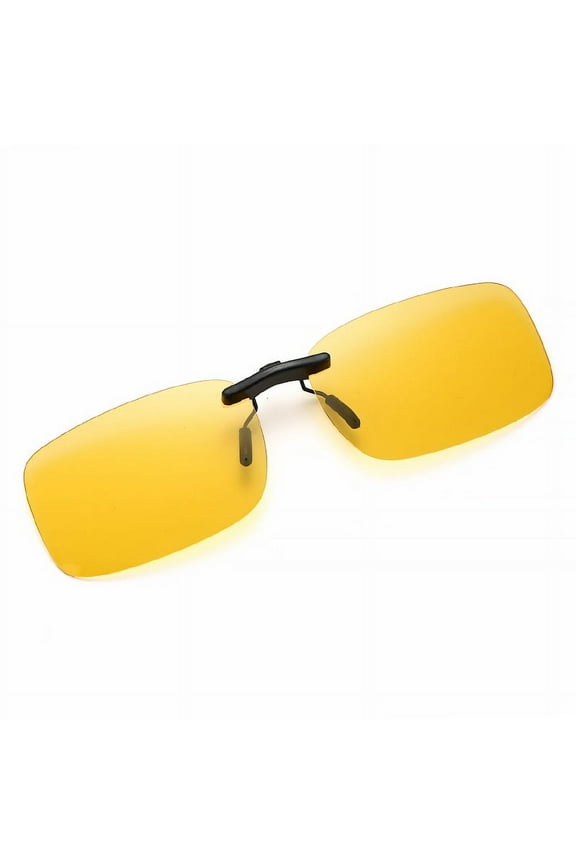 Night Driving Glasses HD Anti Glare Vision Polarized Clip On Sunglasses UV400