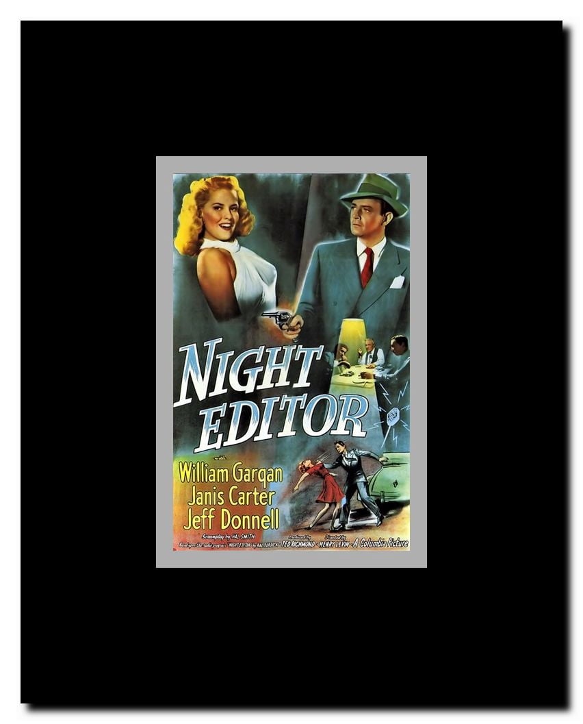 Night Editor Framed Movie Poster