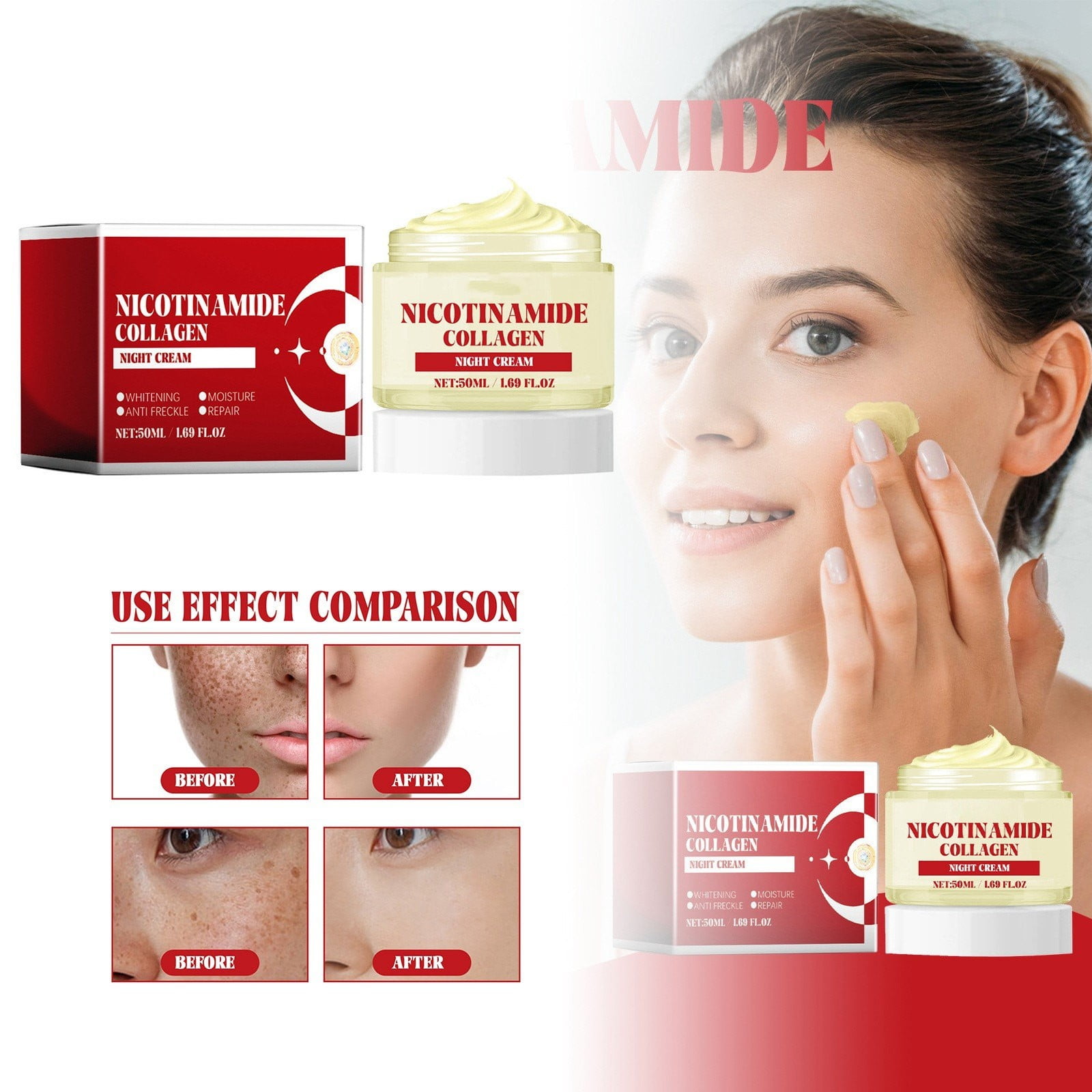 Night Fade Facial & Fine Lines Hydrating & Moisturizing Skin & Formula