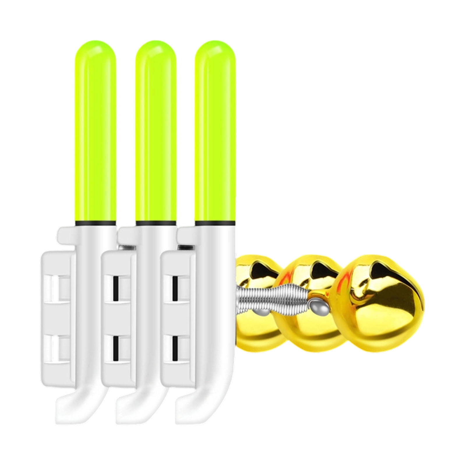Night Fishing Alarm Light with Coppers Bells Sound Alerts Bites ...