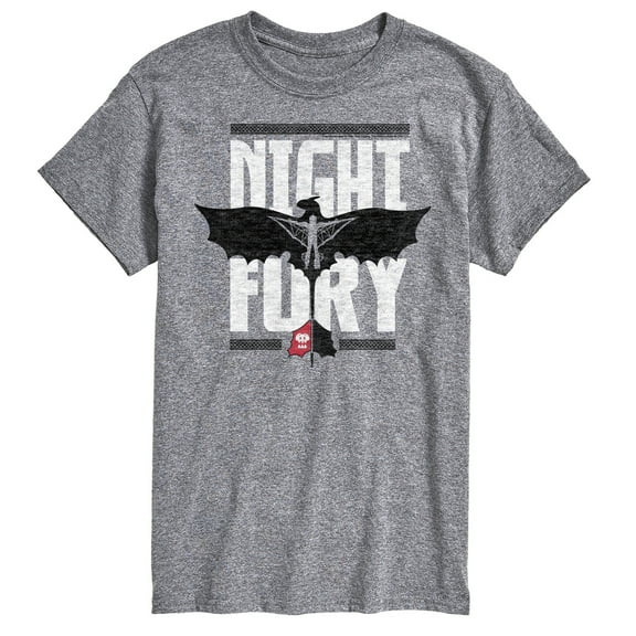 How to Train Your Dragon - Night Fury Flight  - Men's Short Sleeve Graphic T-Shirt