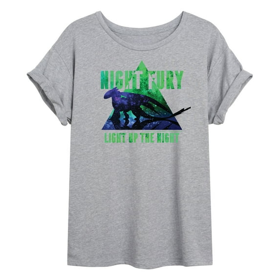 Night Fury Light Up The Night - Juniors Ideal Flowy Muscle T-Shirt