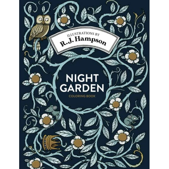 Pre-Owned Night Garden Coloring Book (R.J. Hampson Coloring Books), 9781922472106, 1922472107, Paperback,
