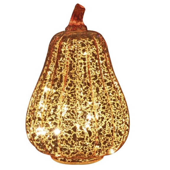 Night Glass Pumpkin, Enchanting LED Lights, Convenient Timer Function, Safe and Fire -Free, for Fall, Halloween, Christmas, and Thanksgiving