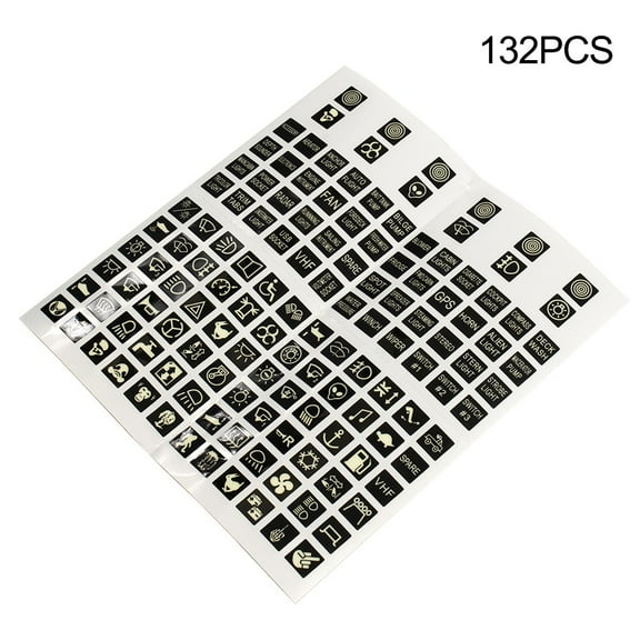 Night Glow Rocker Switch Decal Label Circuit Panel Sticker Car Boat Truck Marine Brand New Car Accessories Fangkenuo