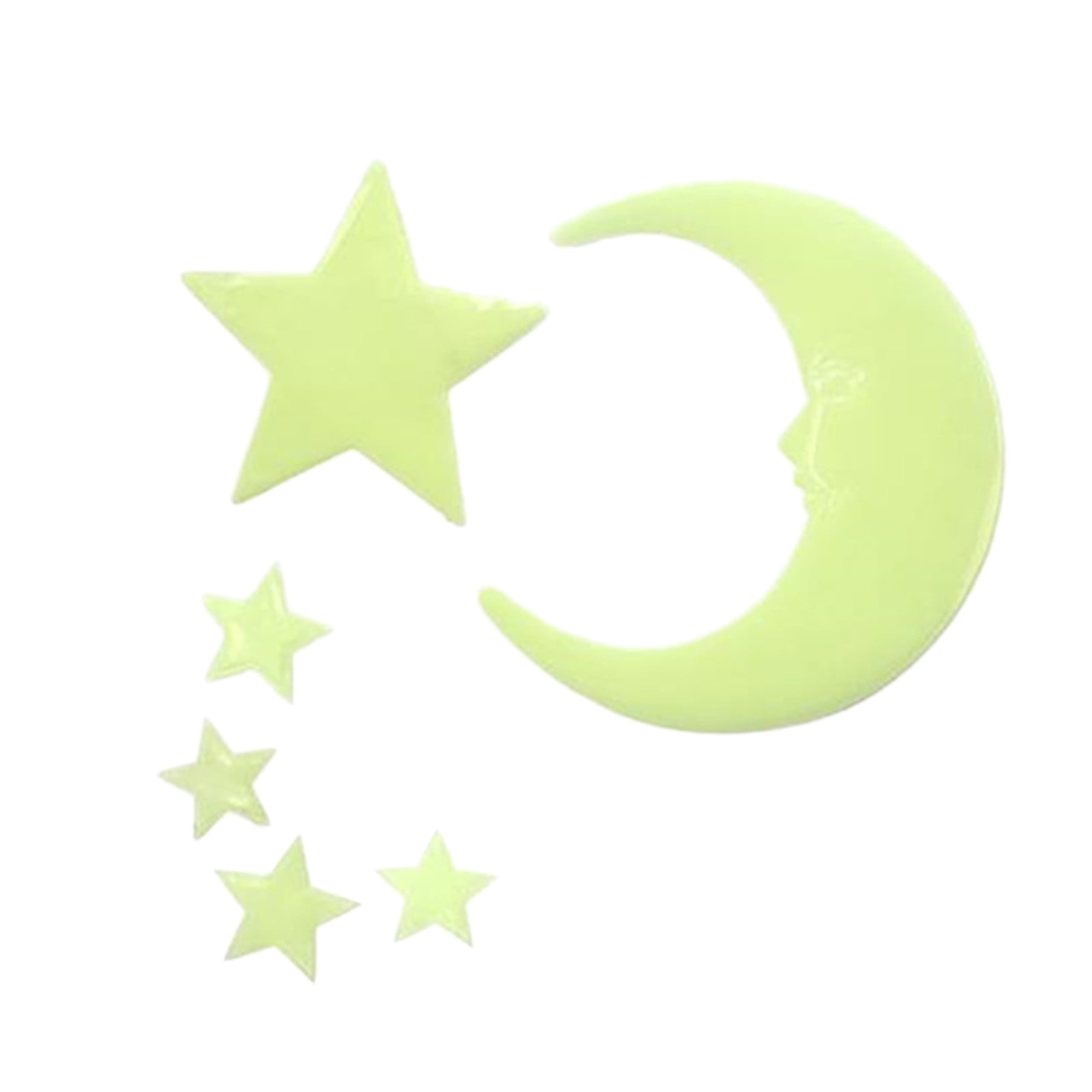 Night Glow Romantic Full House Night Light Stickers Star Moon Room