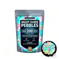 thumbnail image 1 of Night Guide Pebbles Glow in The Dark Garden Stones, 200 Pcs Multicolor Solar Glowing Rocks for Walkways, Driveways, and Fish Tank Aquarium Decor, 1 of 2