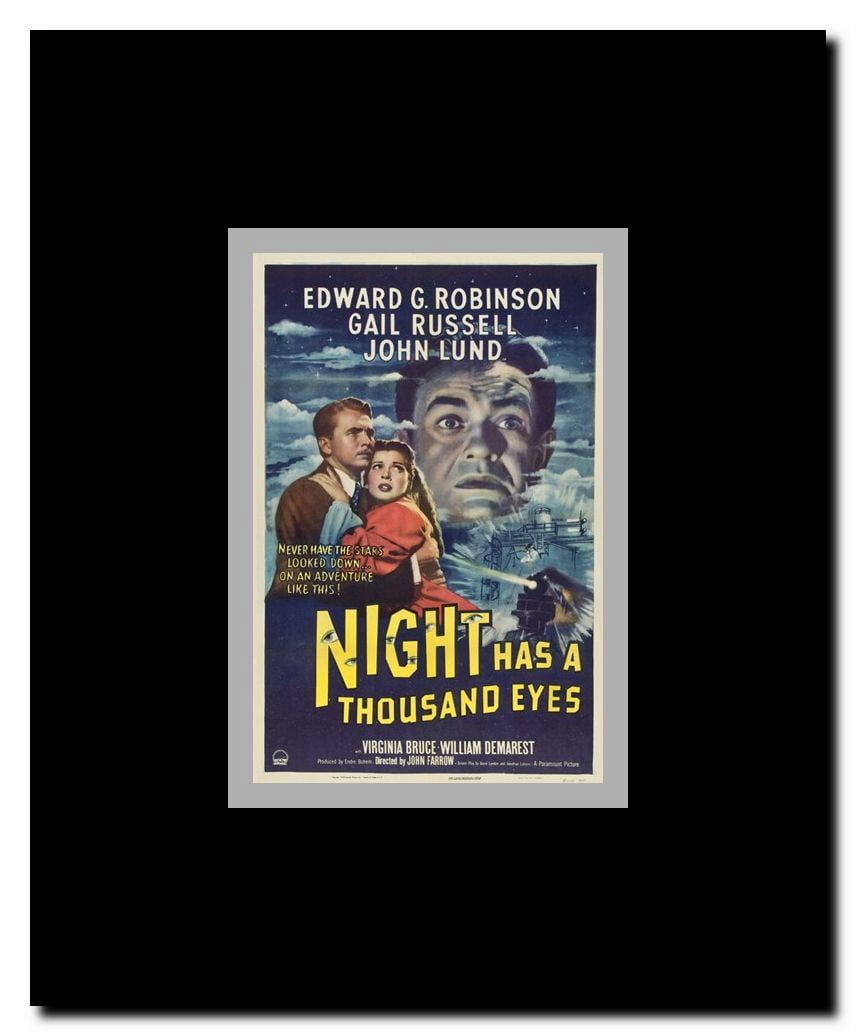 Night Has a Thousand Eyes Framed Movie Poster