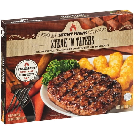 Night Hawk® Steak 'N Taters Frozen Dinner, 6 oz. , Box Frozen Meal