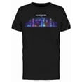 thumbnail image 1 of Night Hong Kong Skyline T-Shirt Men -Image by Shutterstock, Male Small, 1 of 2