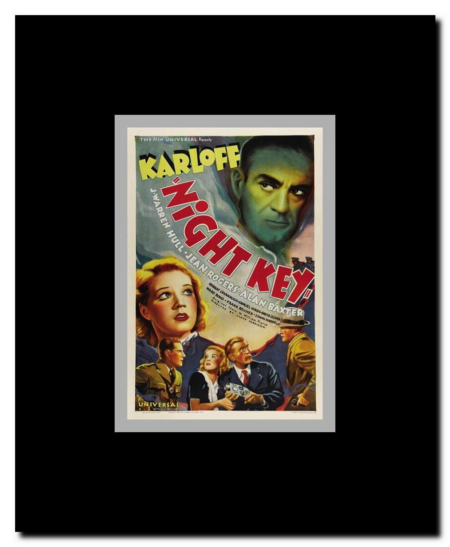 Night Key Framed Movie Poster