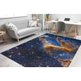 thumbnail image 1 of Night Landscape Rugs, Gift For Him Rug, Space Rugs, View Rugs, Popular Rugs, Housewarming Gift Rug, Space Telescope Rug, Front Door Rug, 1.7'x2.3' - 50x70 cm, 1 of 8